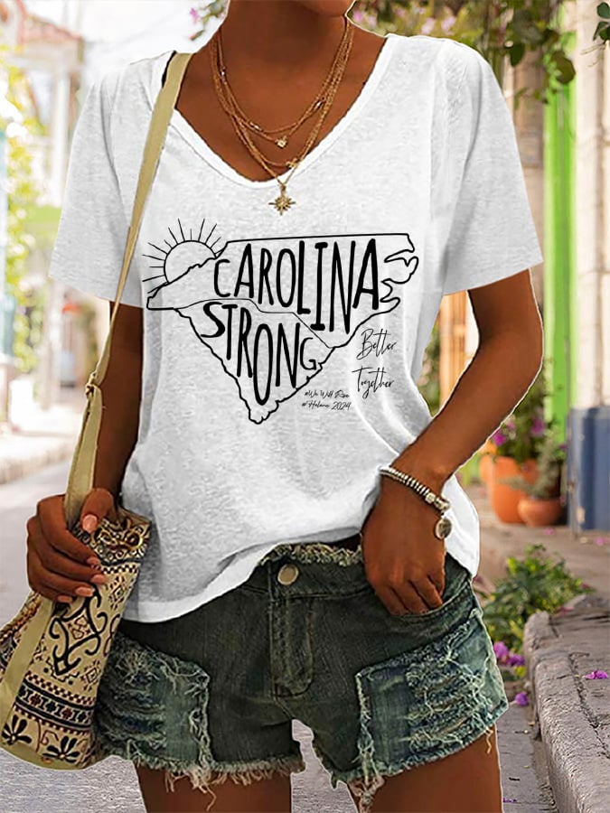 Women's Carolina Strong Print T-shirt