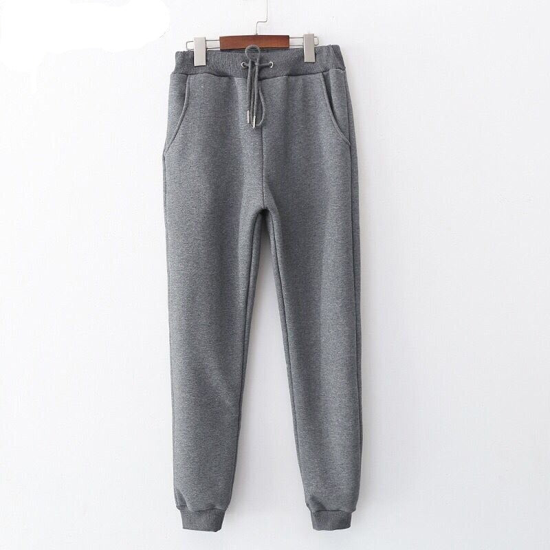 Thick Warm Winter Loose High Waist Sweatpants
