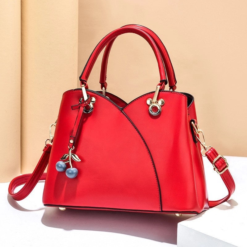 Women's Medium All Seasons Pu Leather Basic Tote Bag
