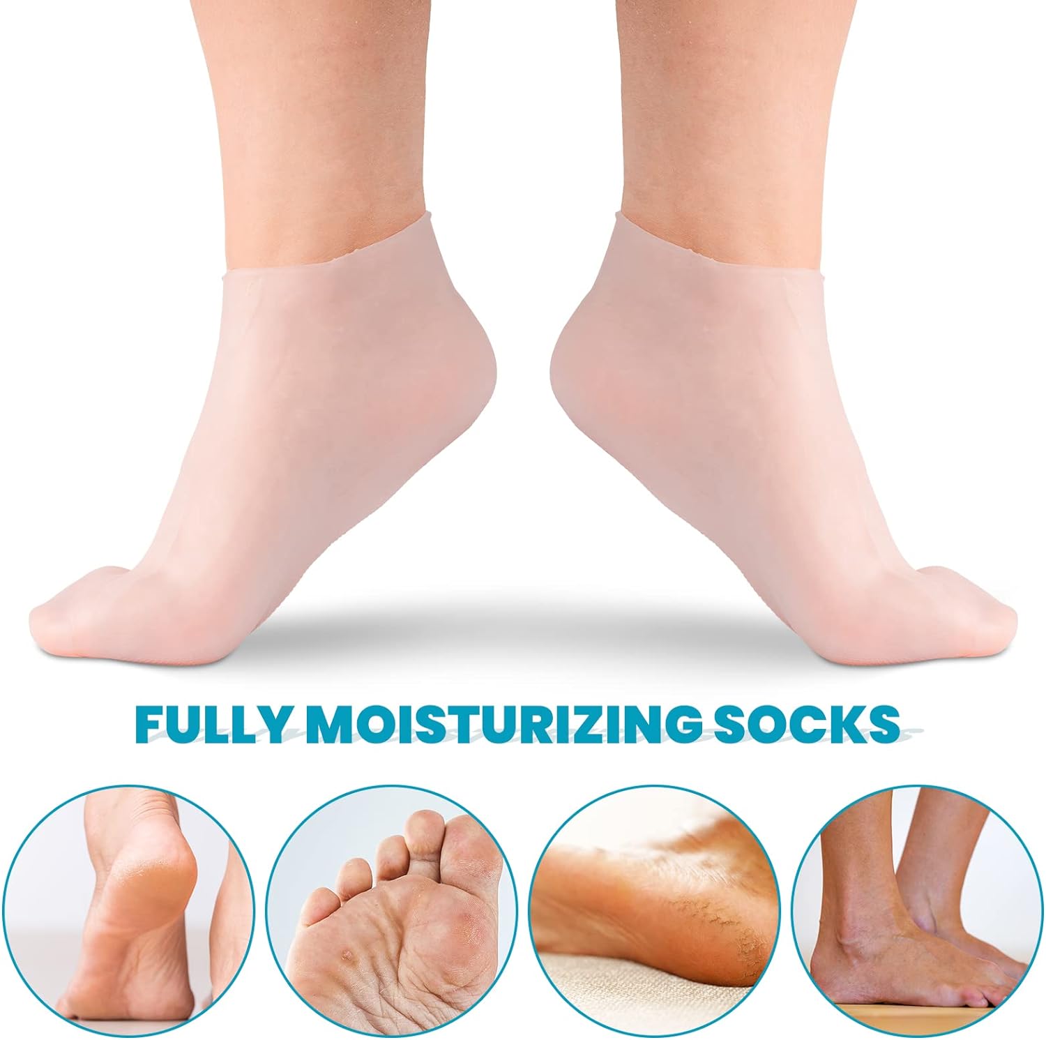 🔥Moisturizing Foot/Hand Mask Exfoliating Silicone Socks Beach Protective Socks