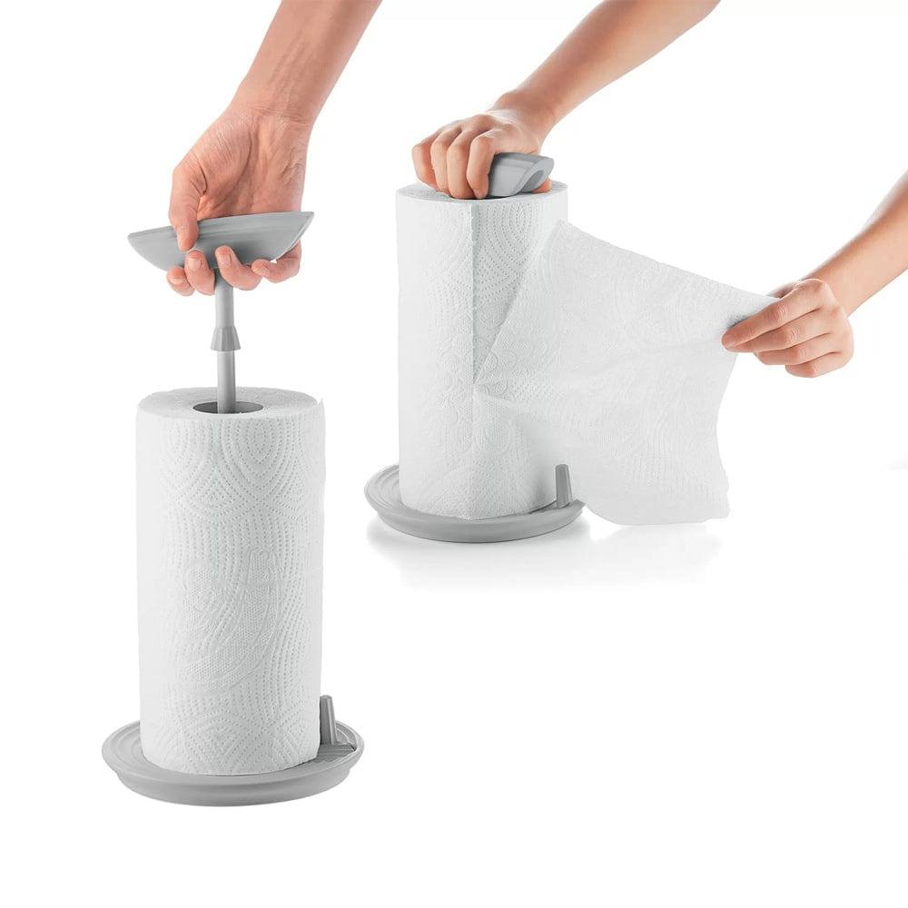 Stop & Tear Kitchen Roll Holder - Matt Grey