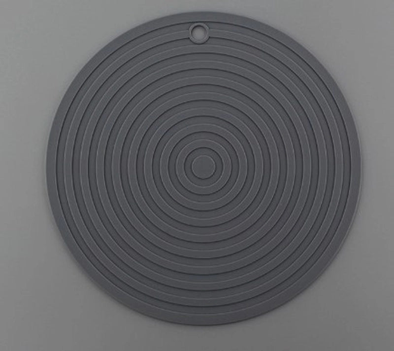 18/24/30cm Round Pattern Heat Insulation Mat Casserole Coaster Bowl Mat Dining Table Mat Induction Cooker Mat Silicone Plate Mat Placemat