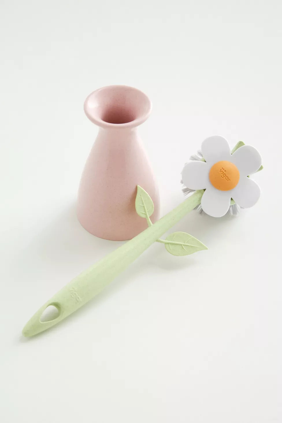 Vase Flower Shape Dish Cleaning Brush