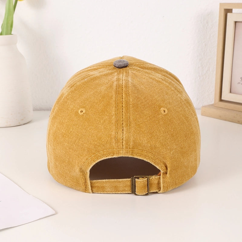 Unisex Vintage Style Classic Style Letter Embroidery Curved Eaves Baseball Cap