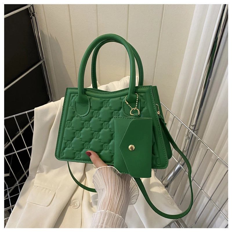 Women's Large Small Summer Pu Leather Solid Color Elegant Basic Classic Style Zipper Handbag