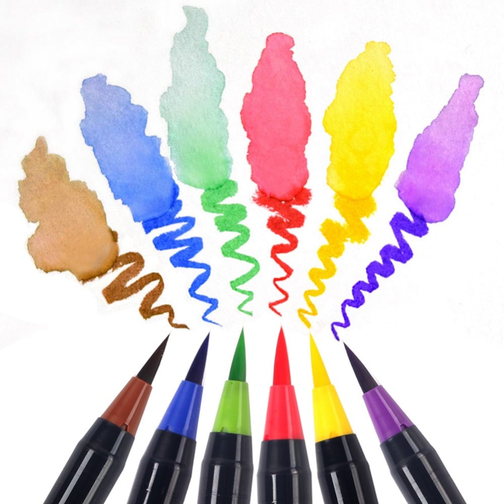 Watercolor Real Brush Pen Sets