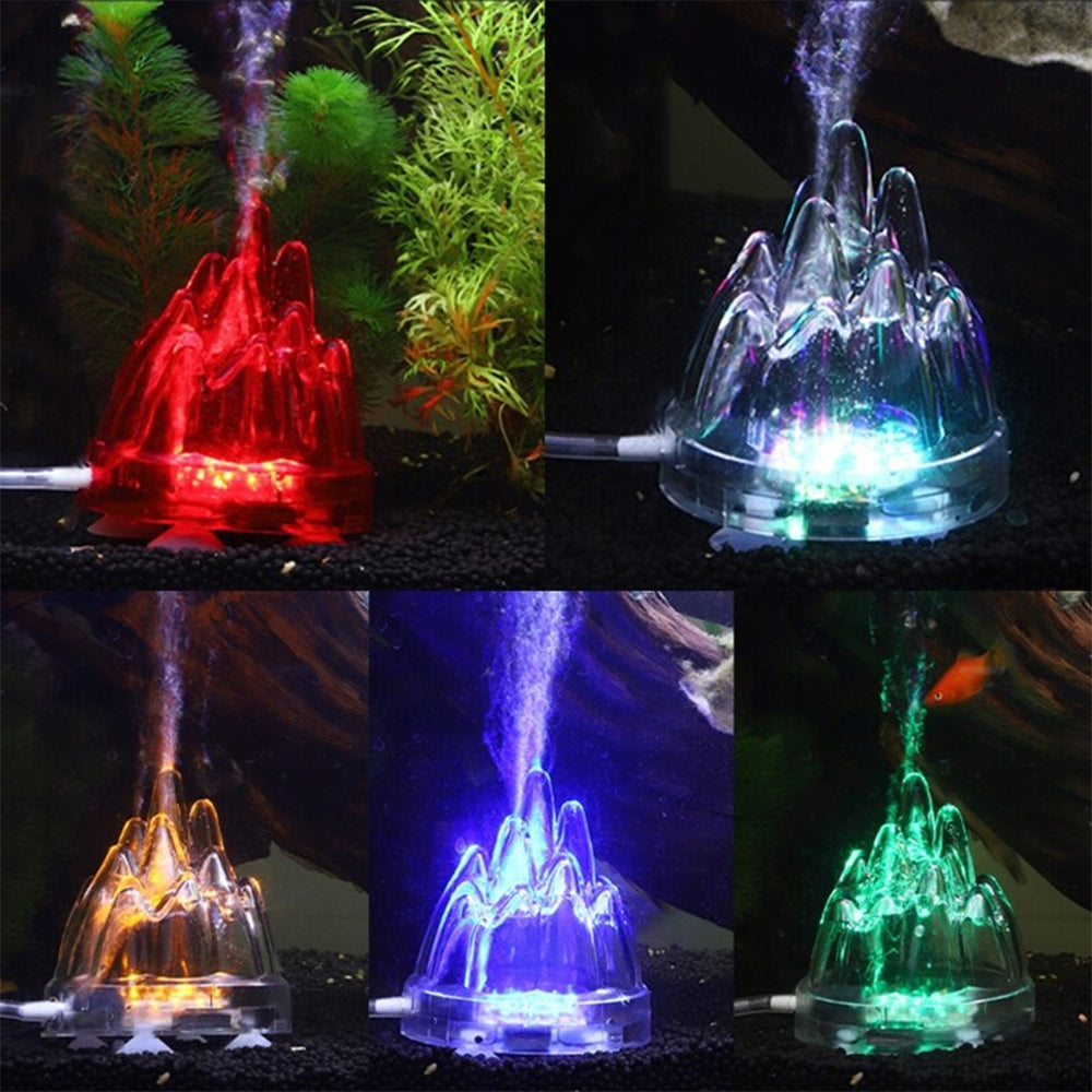 Volcano Shape Decorative Lights For Aquarium
