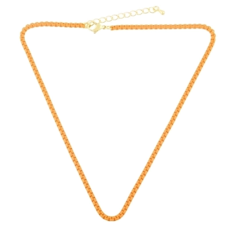 Copper Stoving Varnish Geometric Copper Necklaces