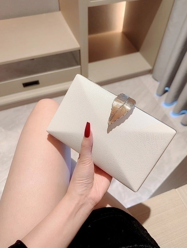 3 Pieces Women's Pu Leather Color Block Elegant Vintage Style Classic Style Square Buckle Clutch Bag Square Bag Evening Bag