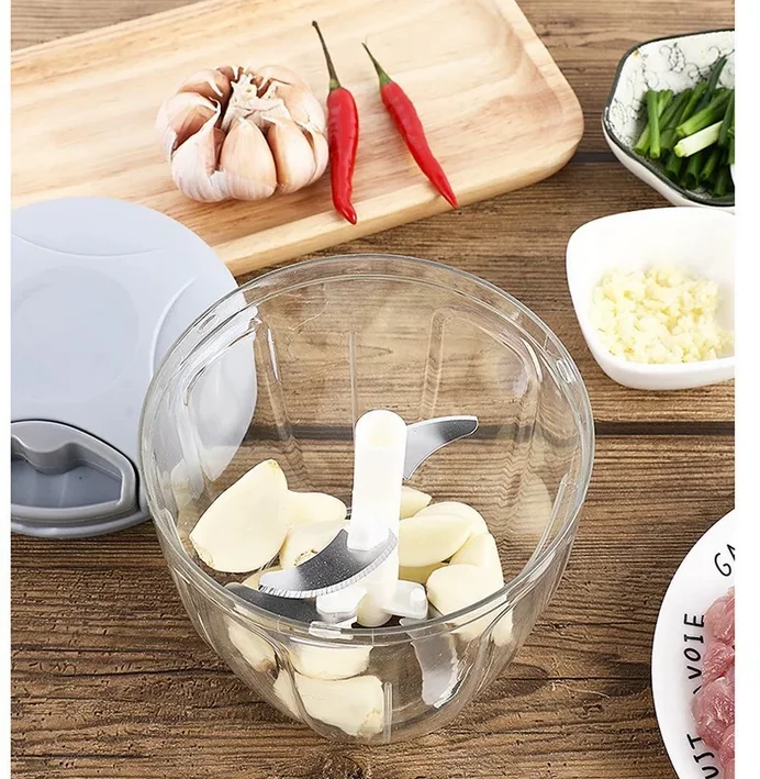 Multifunction stainless steel garlic crusher mincer manual onion grinder chopper mini garlic grinder Kitchen Accessories