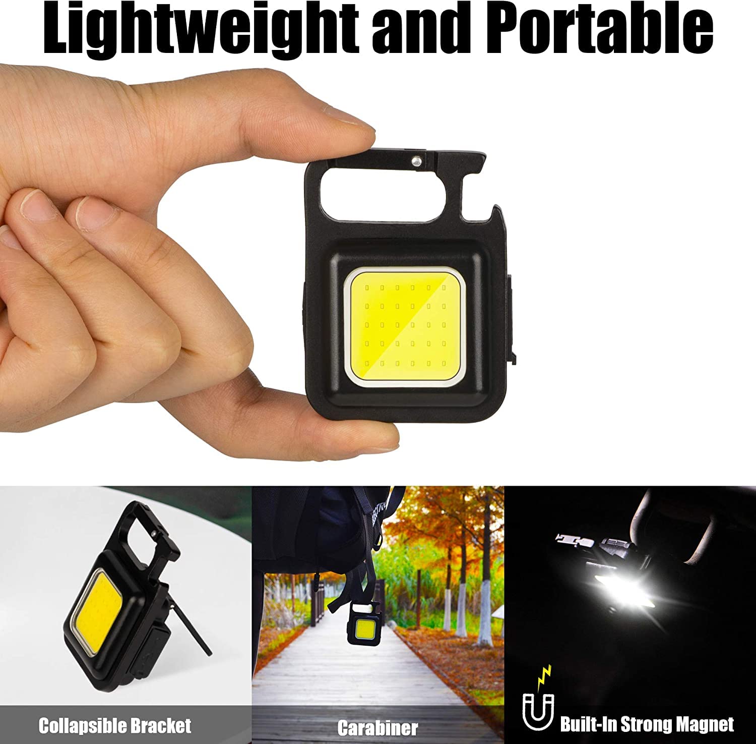 Mini Keychain Light. LED Keychain Light Rechargeable