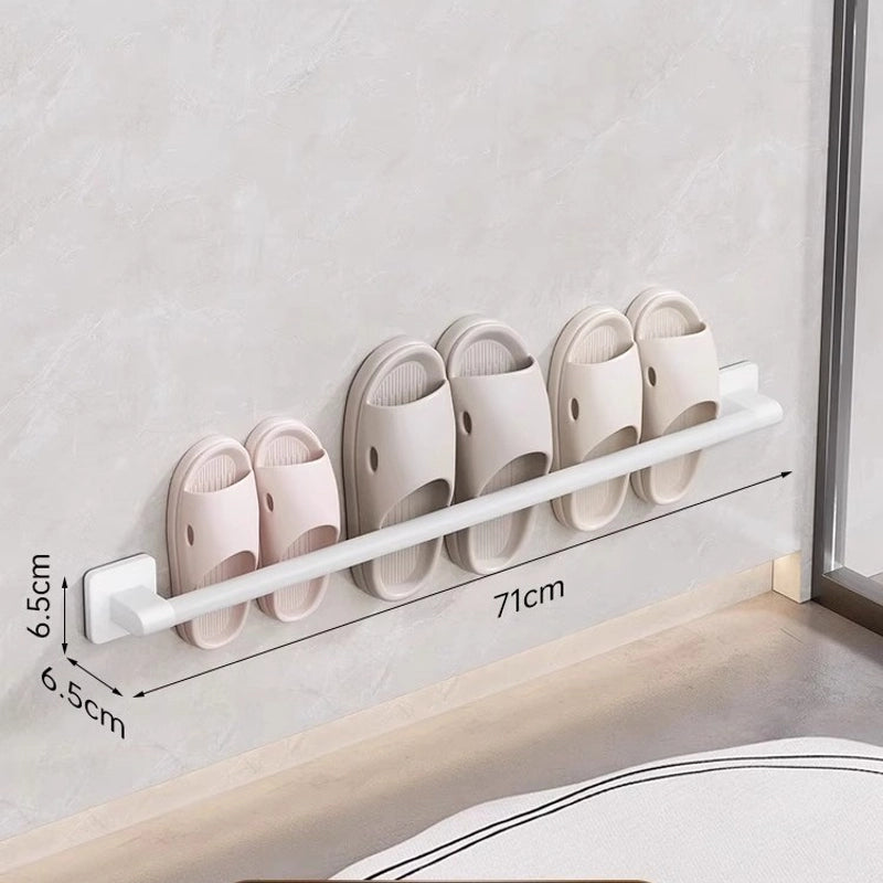 Casual Solid Color ABS Bathroom Racks