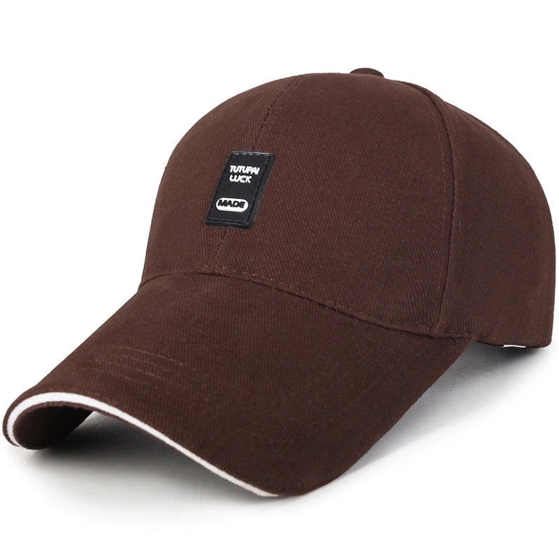Unisex Minimalist Letter Curved Eaves Baseball Cap
