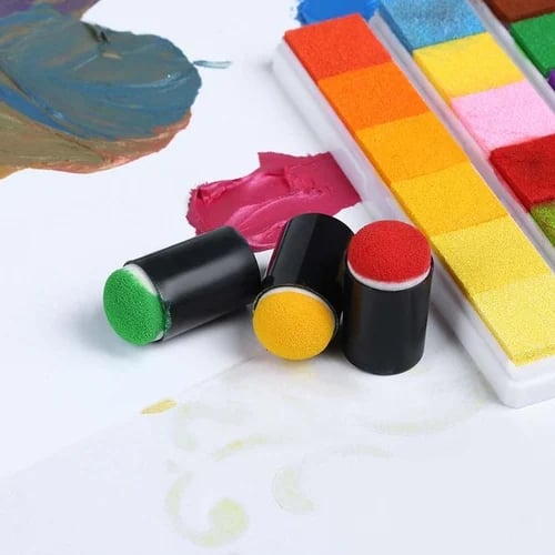 🎁  48% OFF - 🔥DIY Sponge Finger Painting Kit