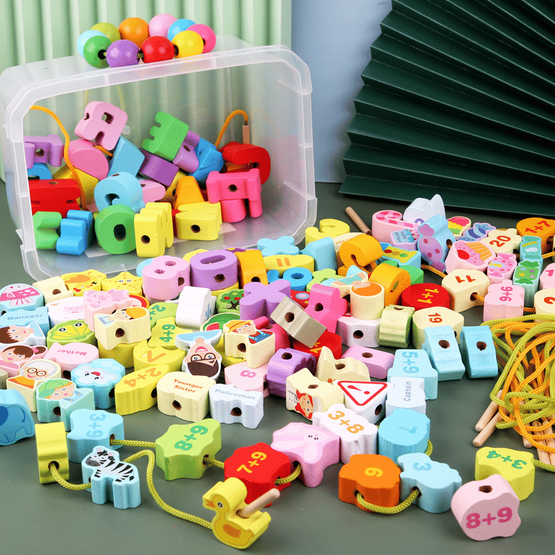 🎁🔥BIGGEST SALE - 49% OFF🔥🔥Educational Lacing Beads