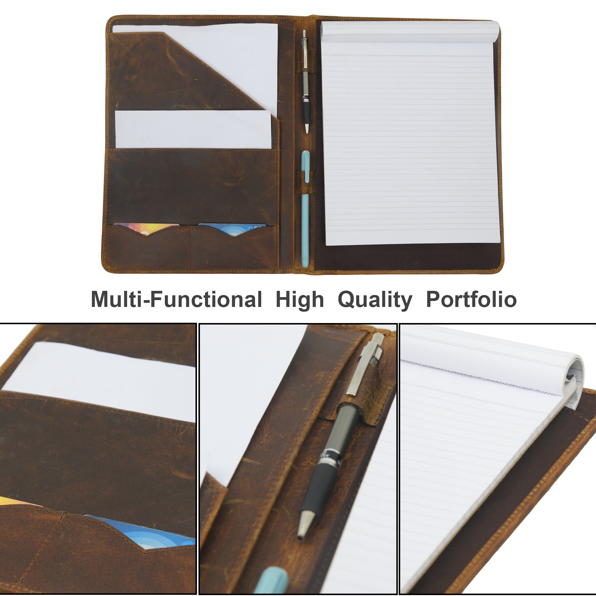 The Organizer- Leather Portfolio