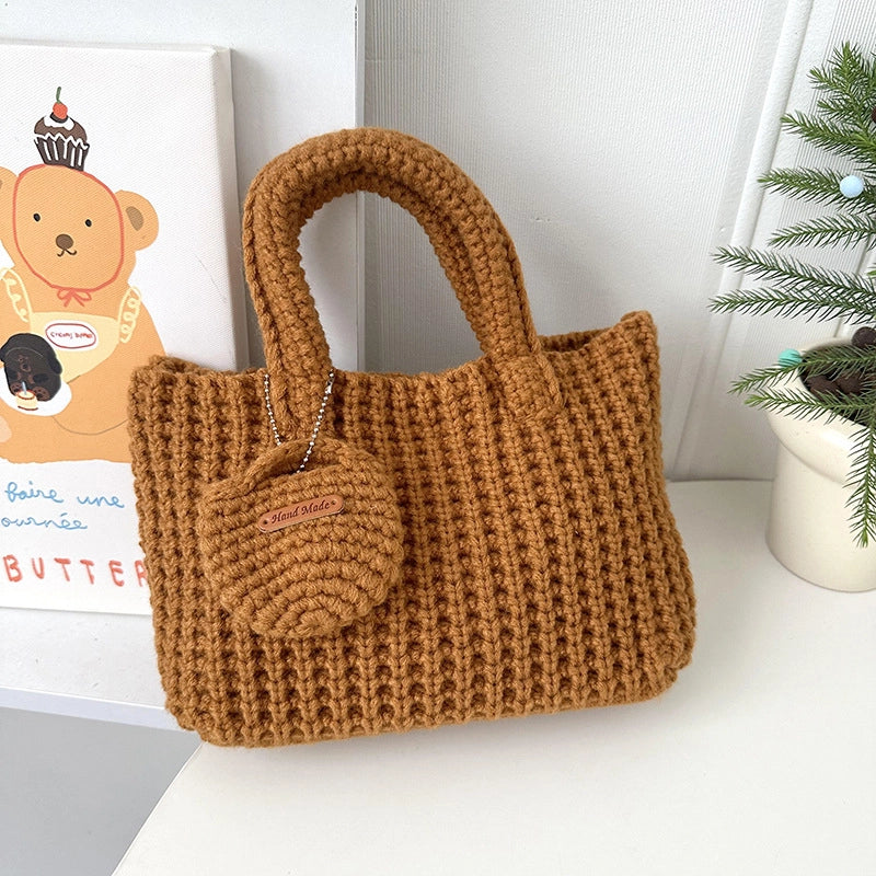 Women's Medium Polyester Solid Color Elegant Streetwear Square Magnetic Buckle Handbag