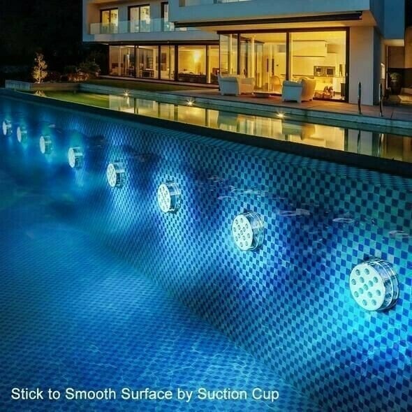 💥49% OFF💥Submersible LED Pool Lights (RF Remote Control )