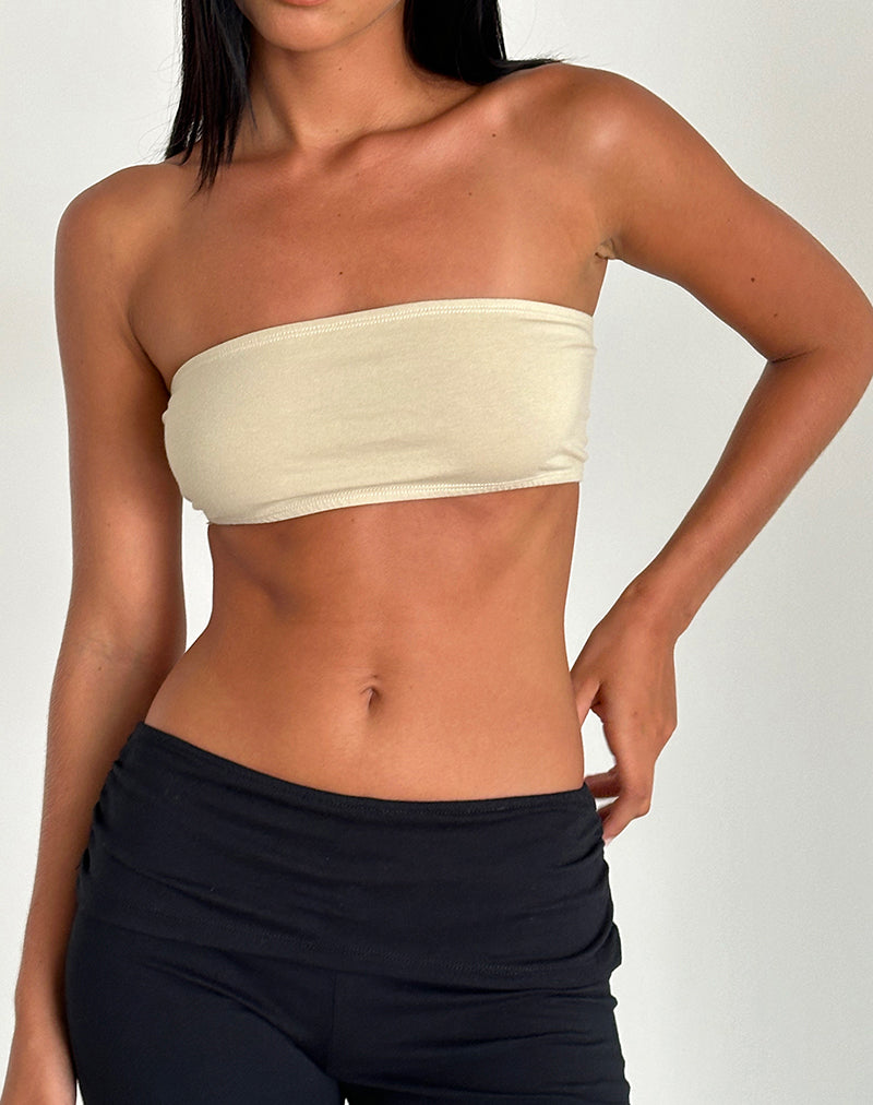 Nabel Micro Tube Top in Coconut Milk