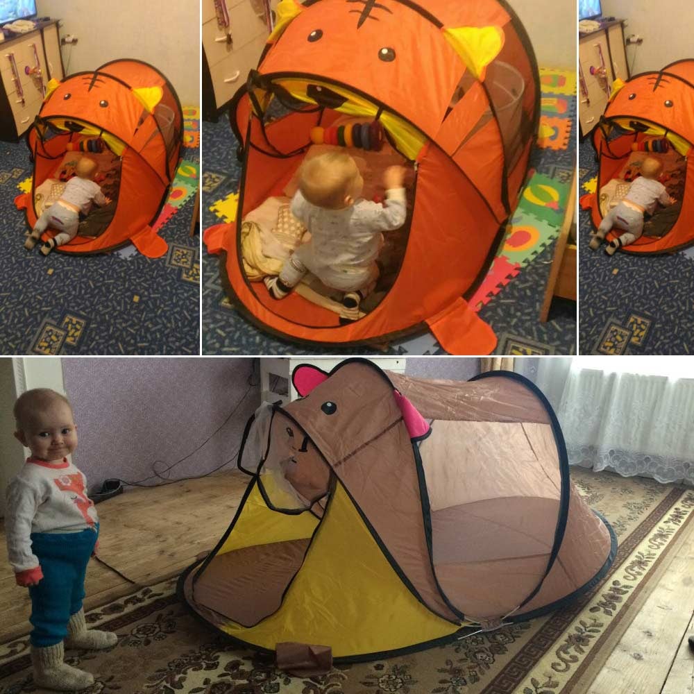 Cute Cartoon Toy Children's Tent For Kids Indoor Play House & Outdoor Camping