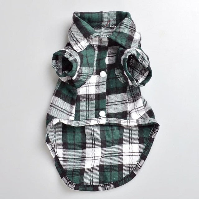 Plaid Pattern Clothes for Dogs