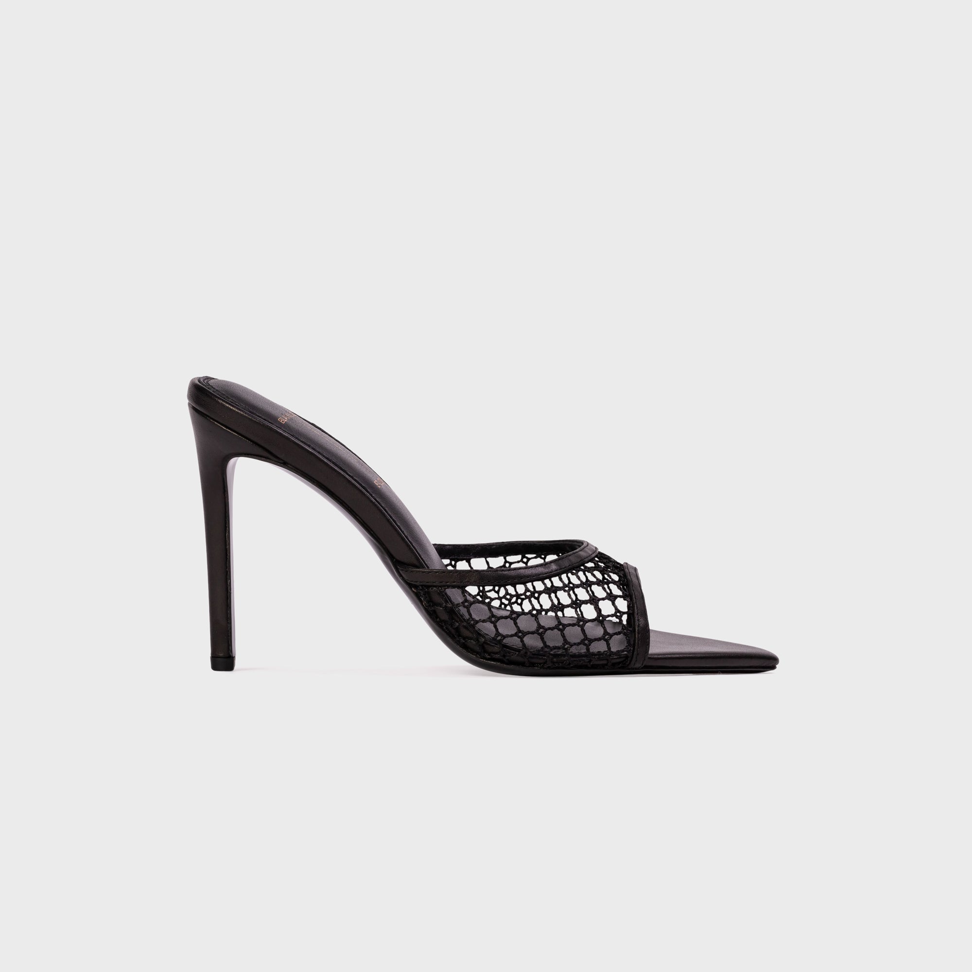 Black Suede Studio Else 100 - Black Woven Mesh