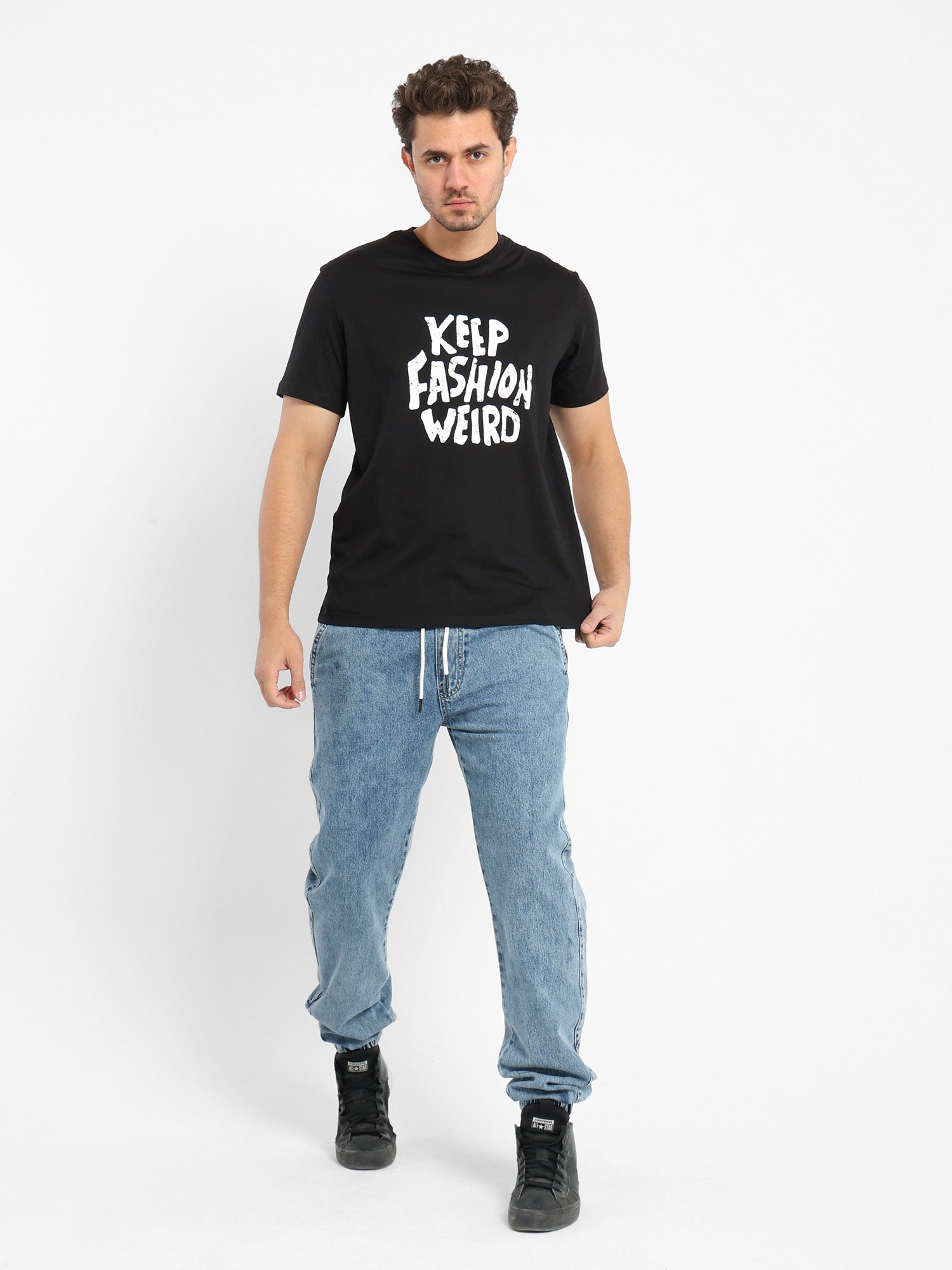 Place Print Half Sleeves T-Shirt