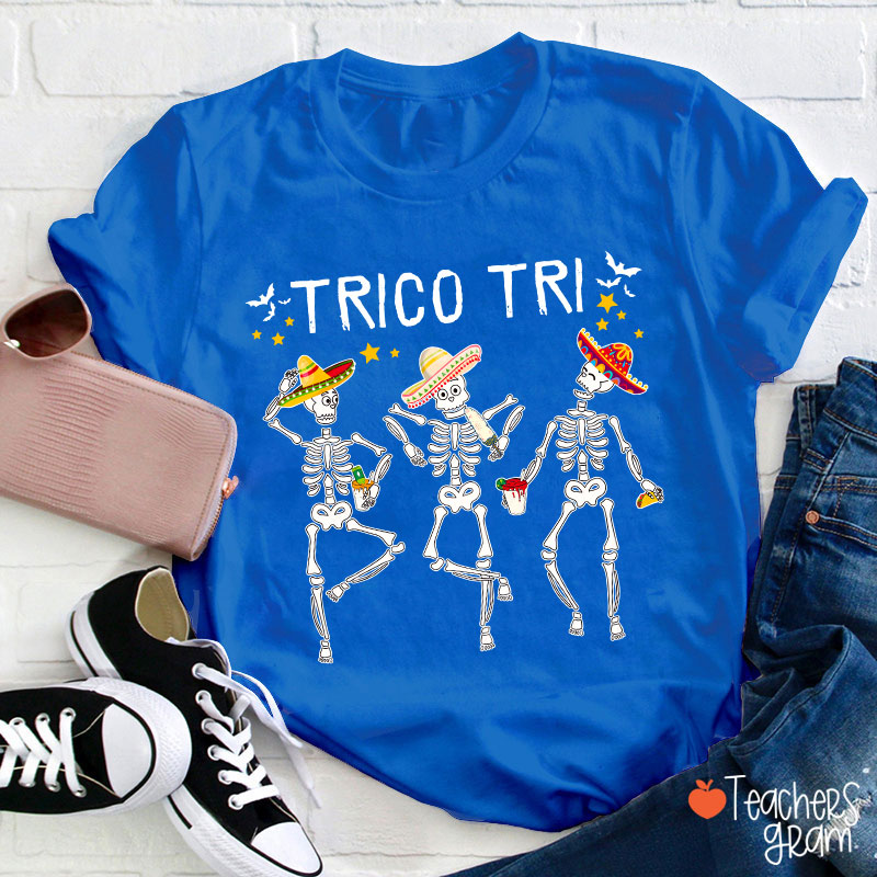 Trico Tri Halloween Spanish Teacher T-Shirt