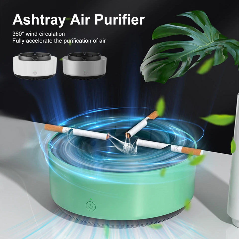 Smart Ashtray Air Purifier Smoke Removal.