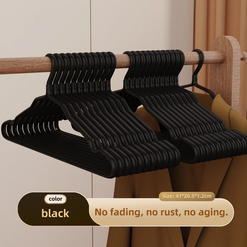 Space Aluminum Alloy Hanger Household Hanging Clothes Seamless Clothes Support Anti-slip Anti-shoulder Angle Light Luxury Metal Adult Drying Rack