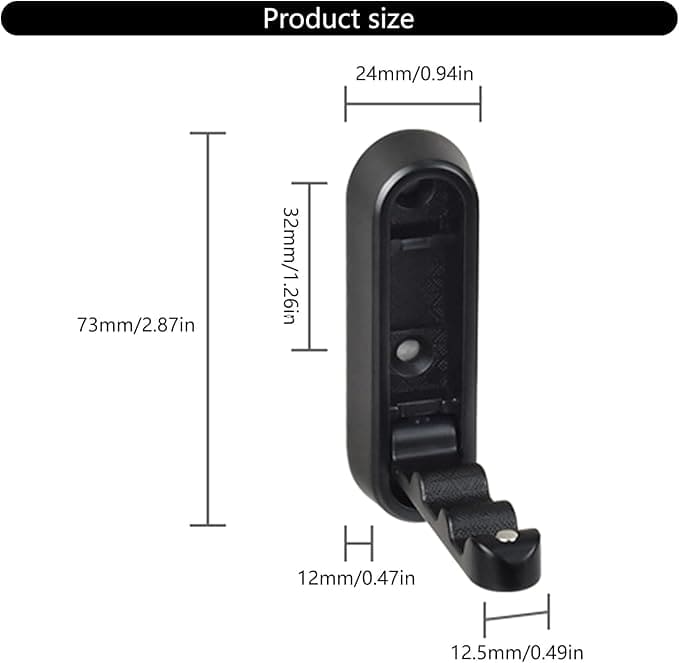 HEAVY DUTY FOLDING WALL HOOK SET OF 2 PCS