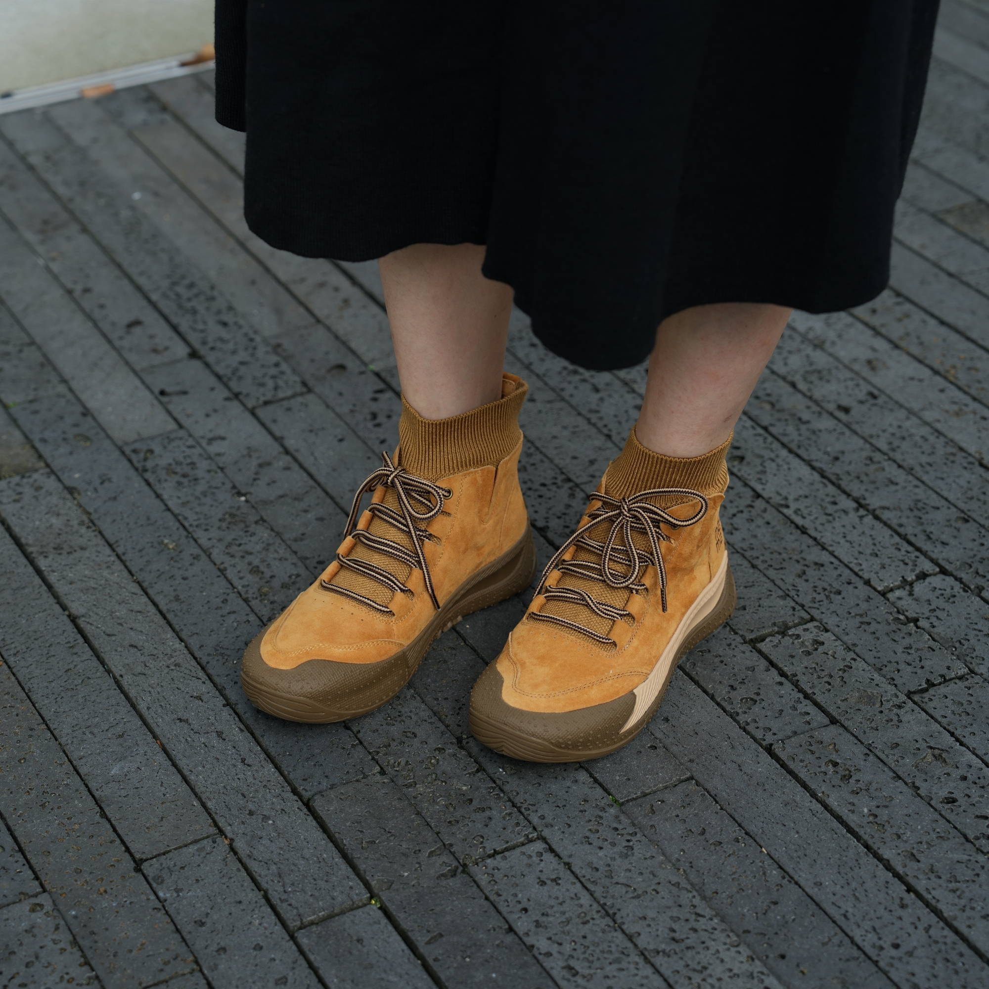 Handmade Retro Nubuck Leather Martin Boots Designer Retro Chunky Boots