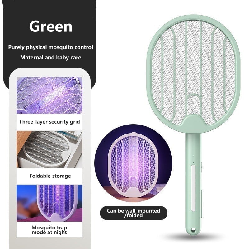 🎉Summer Sale🎉4-in-1 Foldable Mosquito Racket