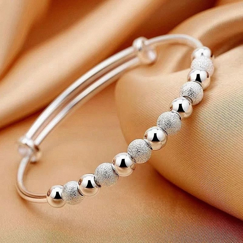 Jewelry charms 925 sterling silver Luxury Beads bracelets Bangles cute for women fashion party wedding jewelry Adjustable