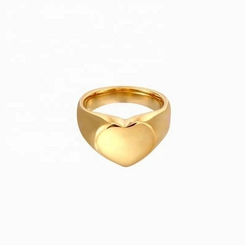 2 Pieces Fashion Geometric 304 Stainless Steel Zircon Plating Rings