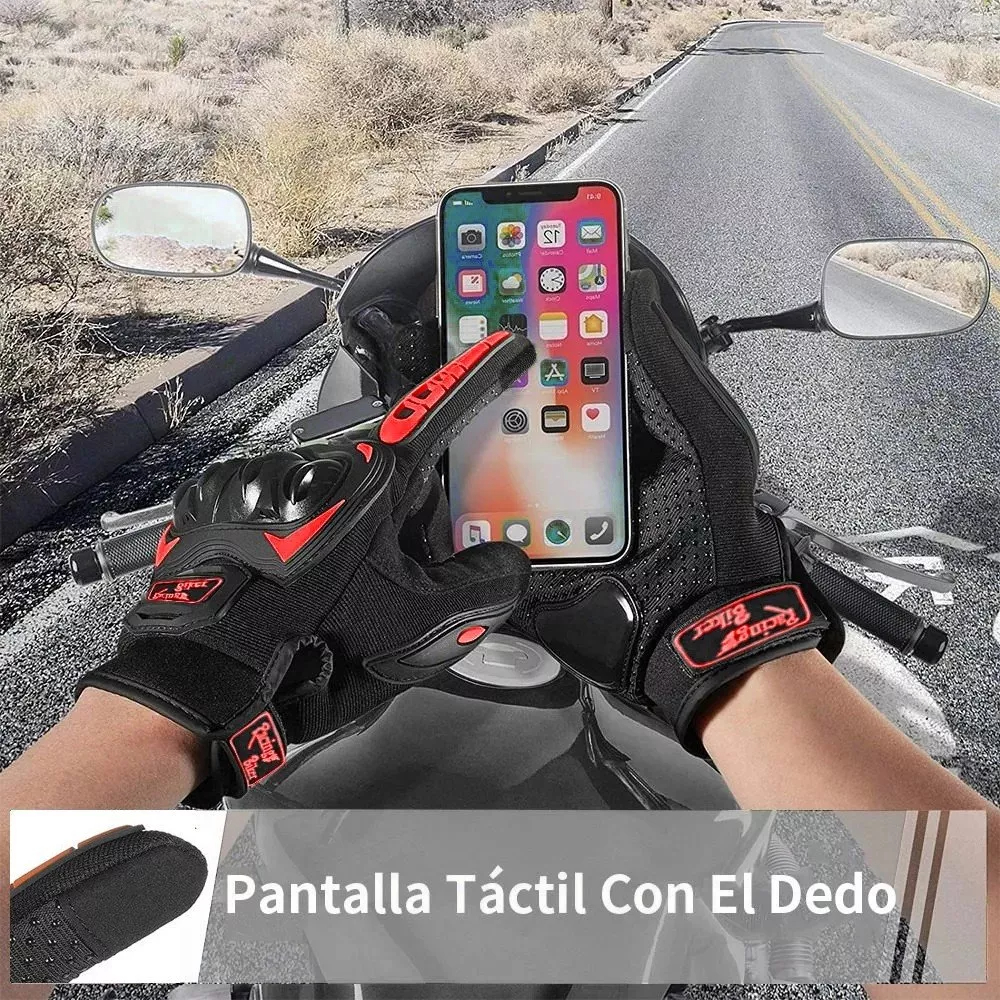 Guantes De Proteccion Anti Derrape Pantalla Táctil Para Moto