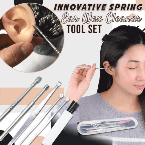 🔥Buy 2 Get 1 FREE🔥Innovative Spring Ear Wax Cleaner Tool Set