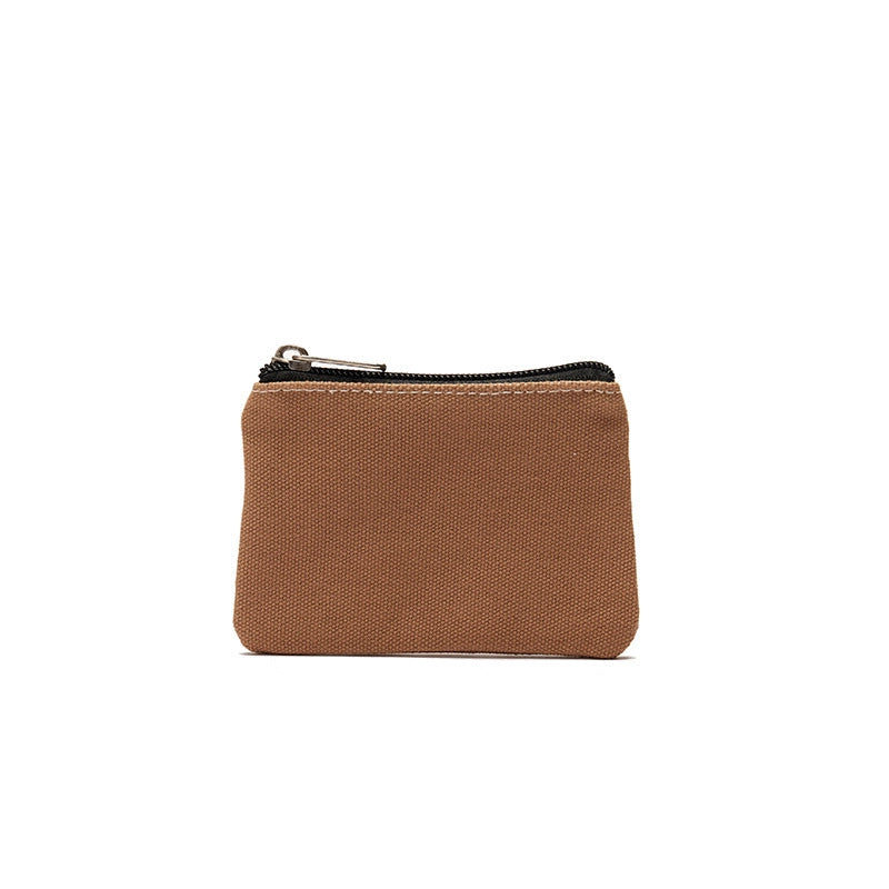 New Cotton Canvas Fashion Men's And Women's Coin Purse Card Holder Simple Fabric Coin Pouch Storage Bag