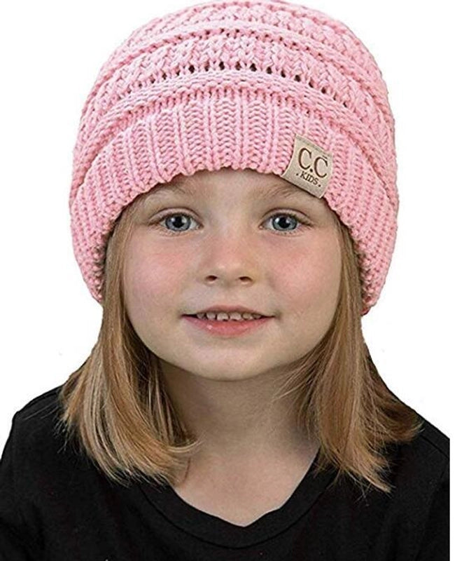 Knitted Hat Children's Winter Wool Hat Warm Pullover Cap For Boys And Girls Baby Ear Protection Cap
