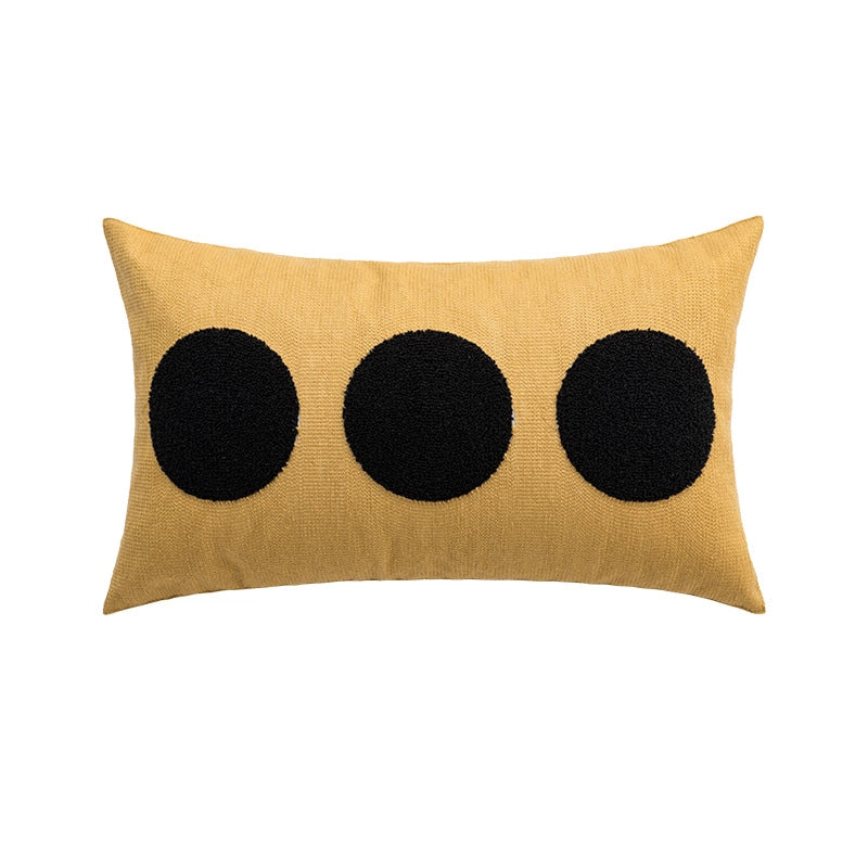 Fashion Sun Polka Dots Cat Cotton Plush Pillow Cases