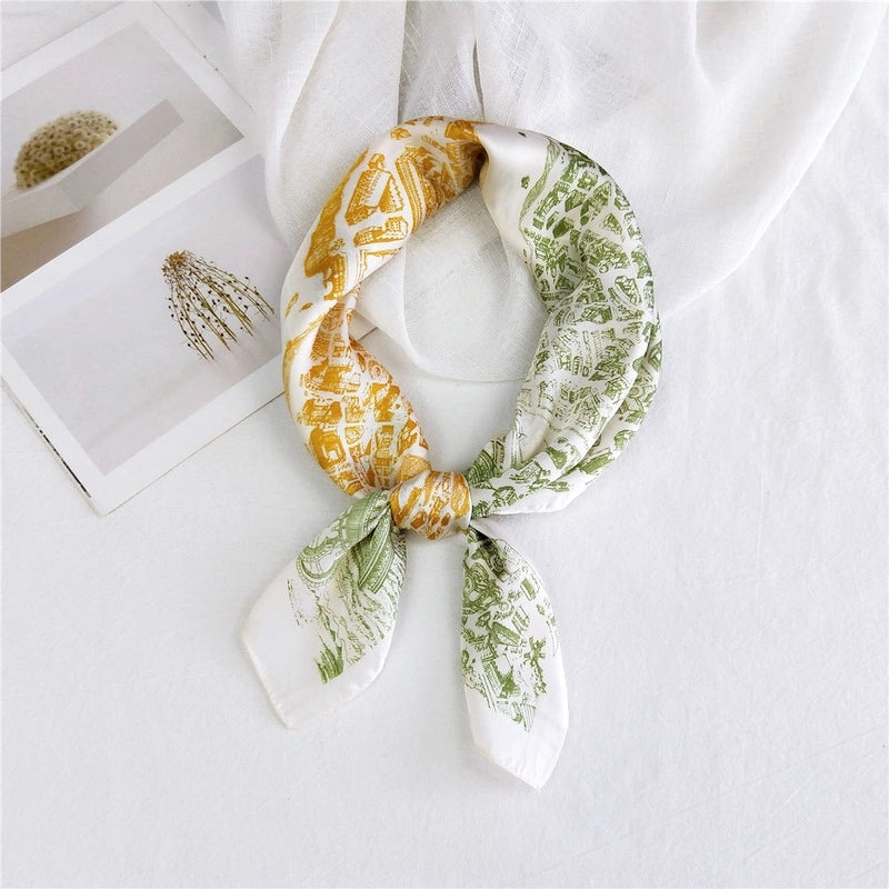 Simple Retro Square Scarf