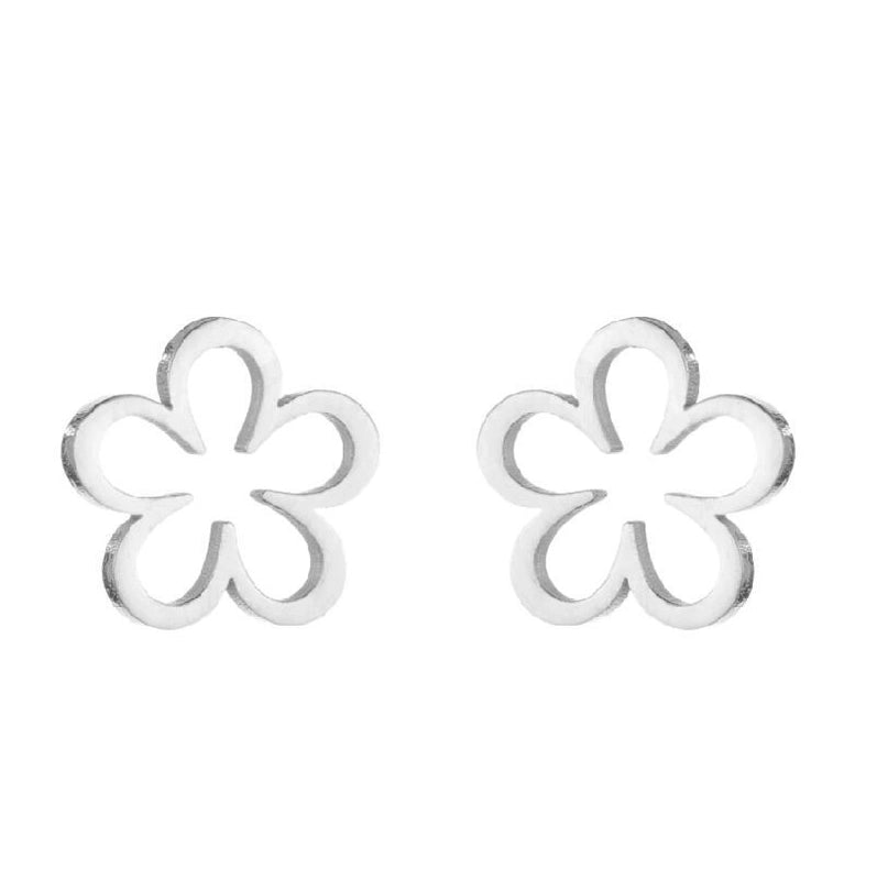 1 Pair Minimalist Sun Plating 304 Stainless Steel 18K Gold Plated Ear Studs