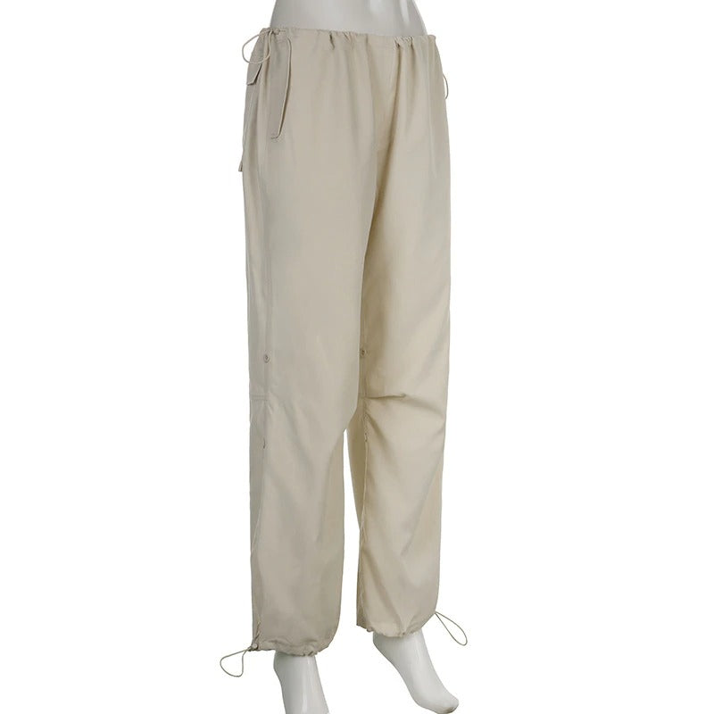 Women Solid Joggers Baggy Trouser Pants