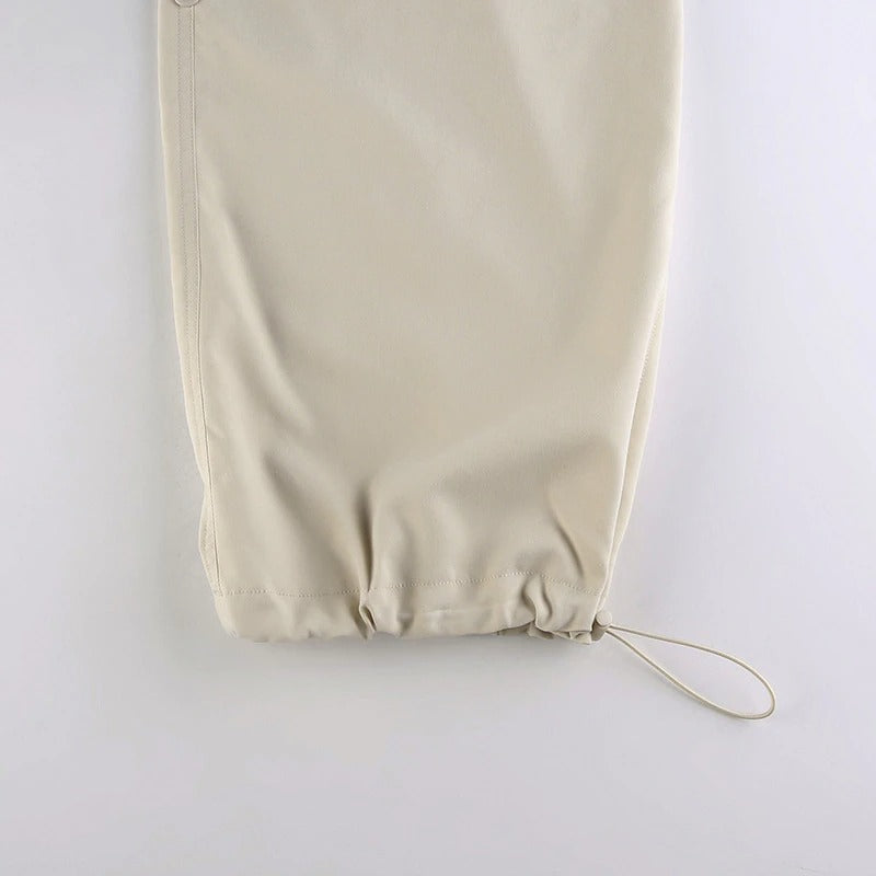 Women Solid Joggers Baggy Trouser Pants