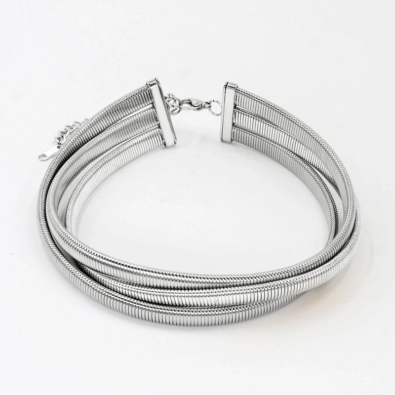 Hip-Hop Minimalist Commute Geometric 304 Stainless Steel 316 Stainless Steel  Zircon 18K Gold Plated Inlay Bracelets Earrings Necklace