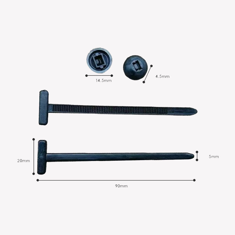 Nylon universele kabelbindergesp