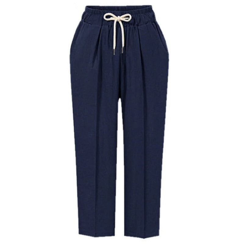 Women's Office Cotton Linen Pants