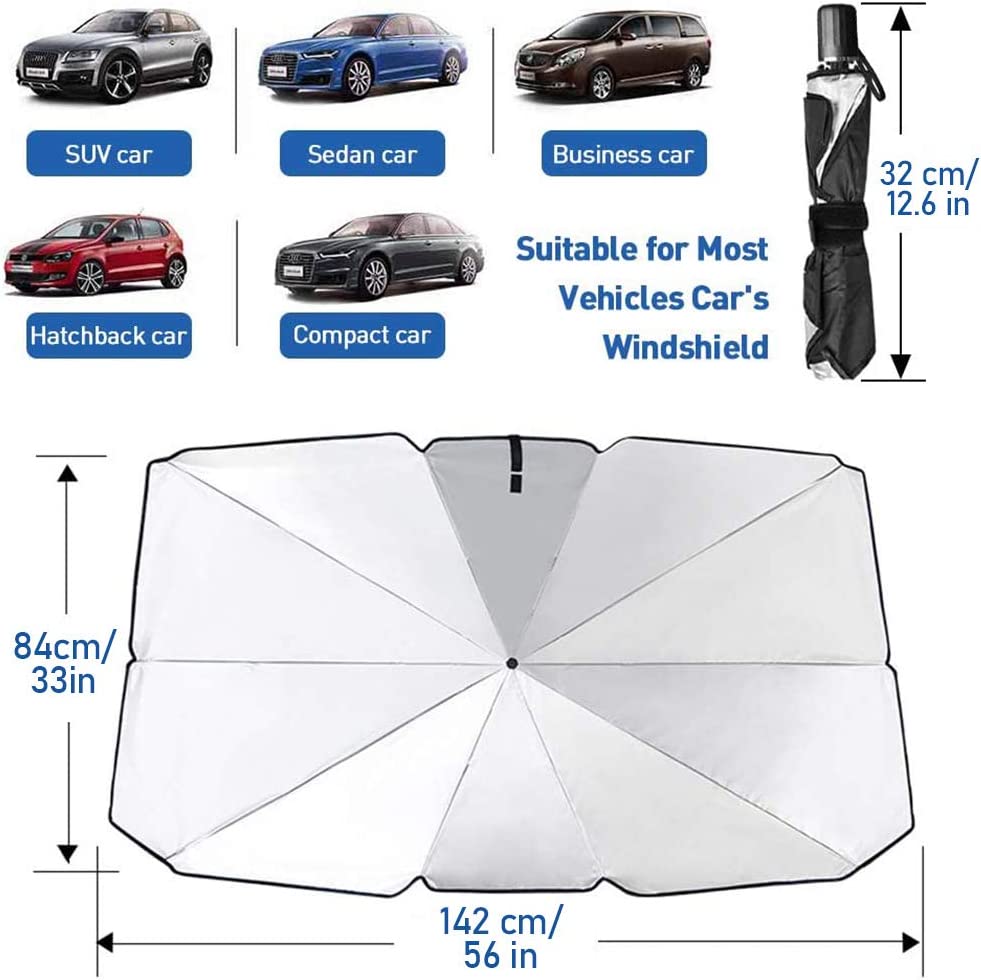 Car Windshield Sun Shade Umbrella