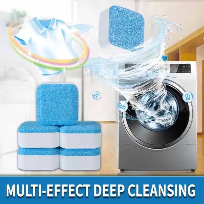 🍃Washing Machine Cleaner Descaler 12 Pack - Deep Cleaning Tablets🔥