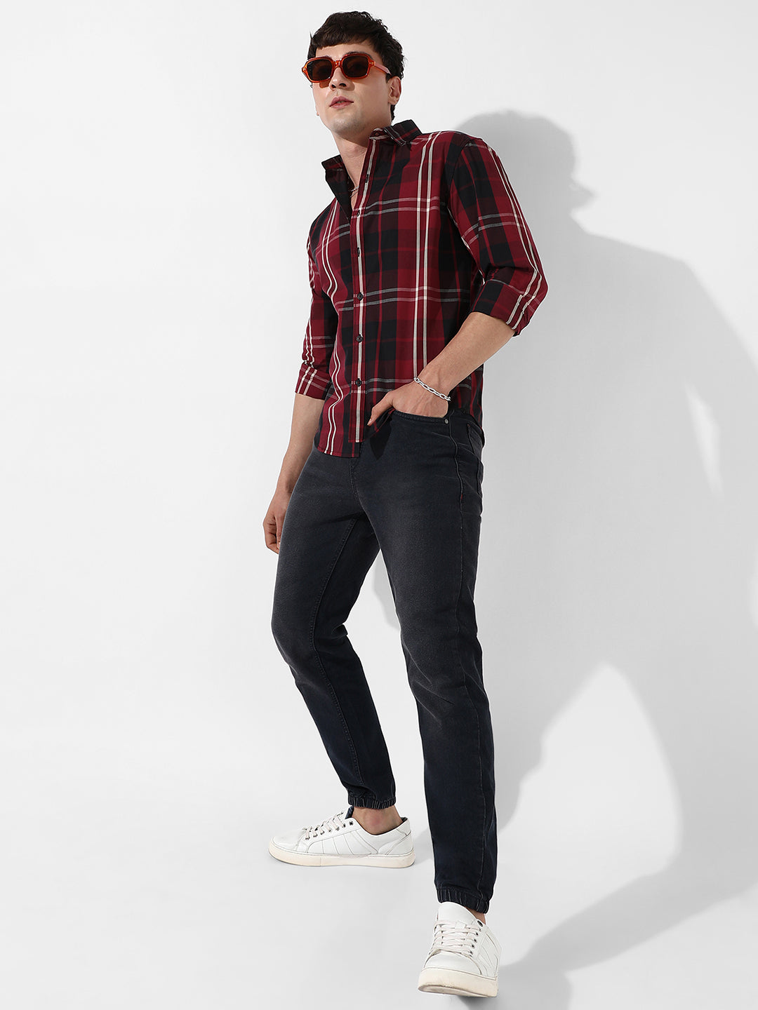 Cotton Plaid Shirt